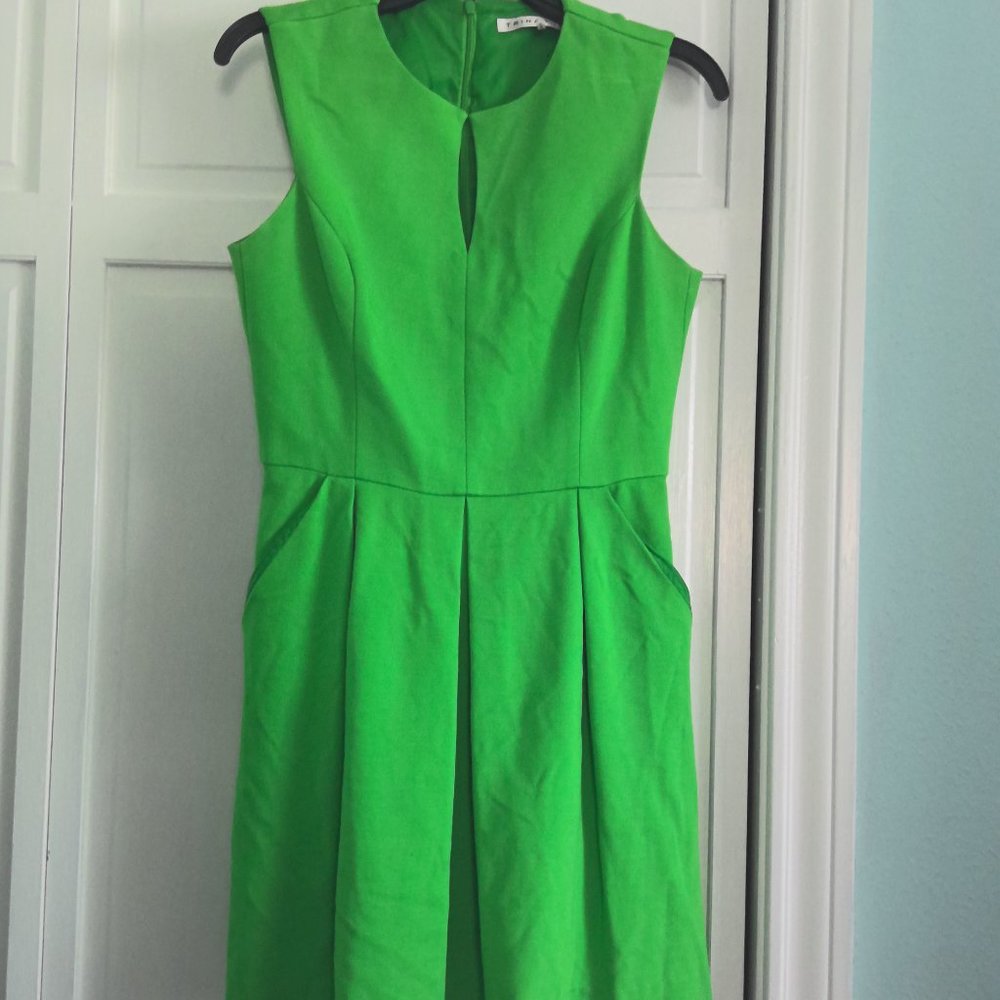 Trina Turk green dress with pockets (same thing in black)